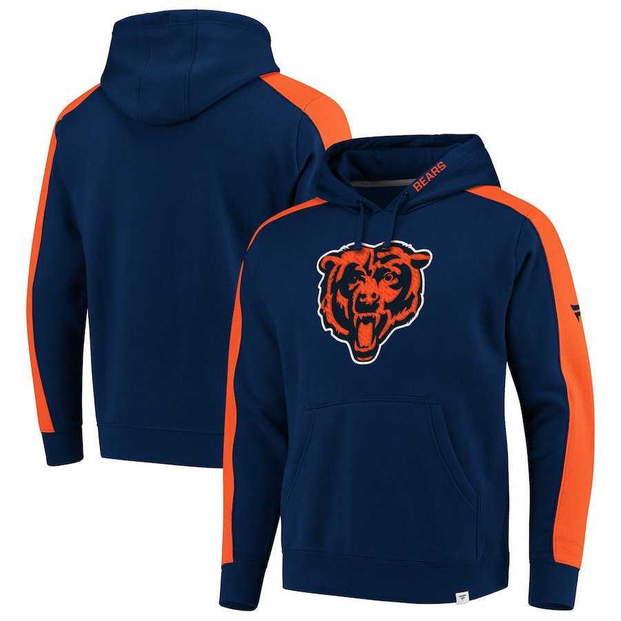 Men's Chicago Bears NFL Pro Line by Fanatics Branded Iconic Pullover Hoodie Navy,We sell and wholesale Men's Chicago Bears NFL Pro Line by Fanatics Branded Iconic Pullover Hoodie Navy on line form chian!